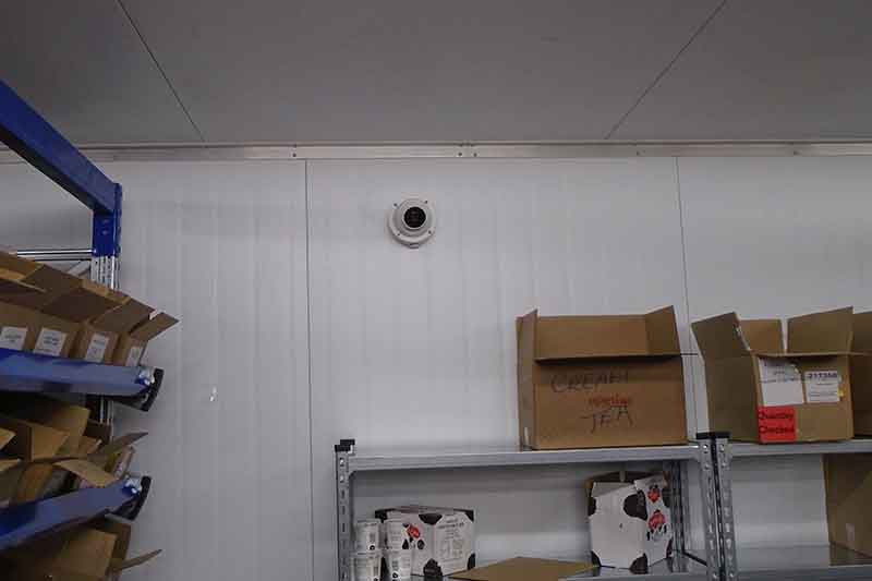 Commercial CCTV Camera install at Farmfoods in Doncaster