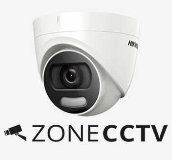 Zone CCTV Logo and Dome Camera