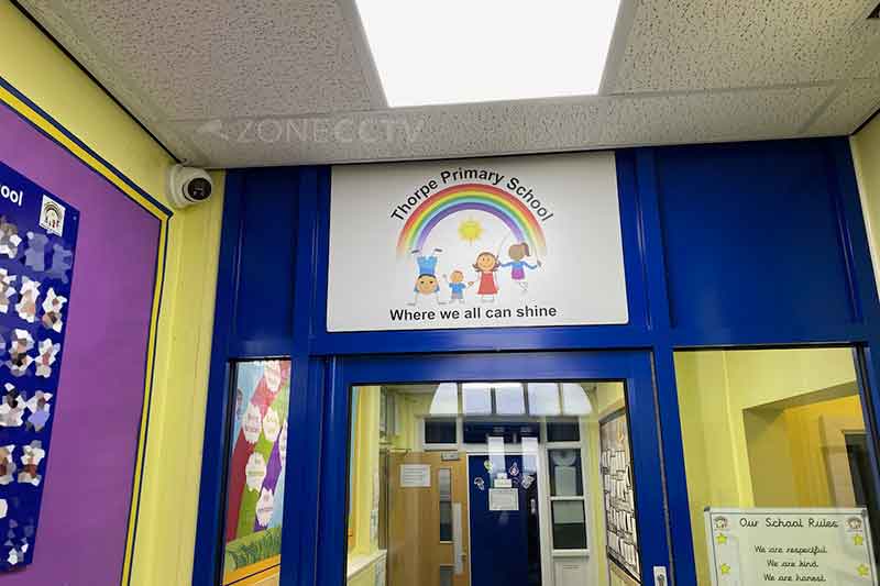 Commercial CCTV Installers based in Leeds install Cameras at a Primary School in Wakefield