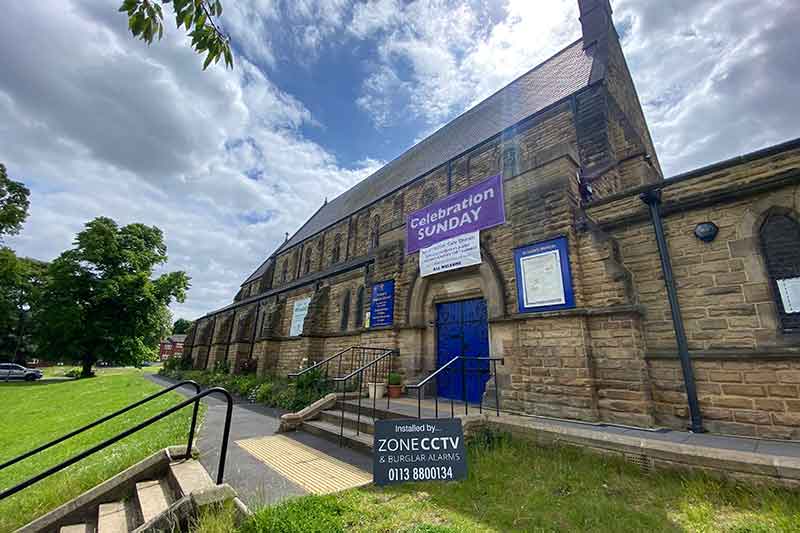 Commercial CCTV Install - St. Lukes Church - Leeds