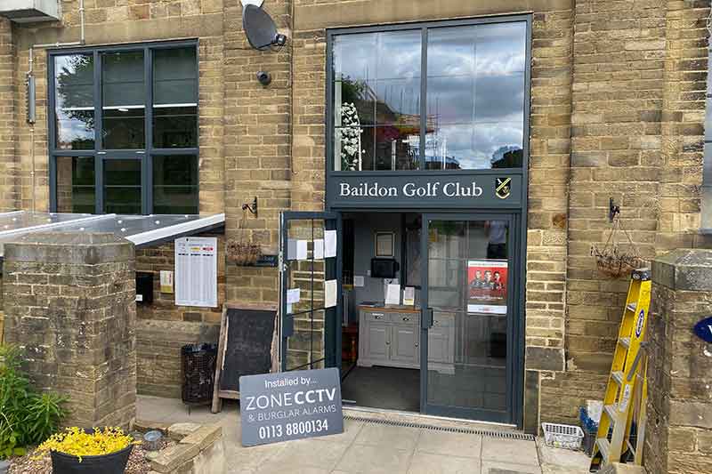 Commercial CCTV Install - Baildon Golf Club, West Yorkshire