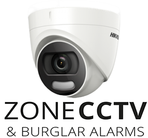 Zone CCTV Logo and Dome Camera